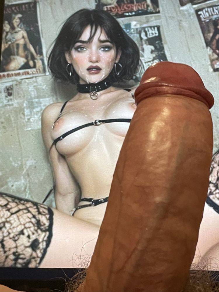 AI goth girls (Novae420) cock tribute - #2