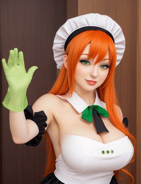 Gorgeous redheaded Hentai babe Shoki shows off her stunning tits - #7