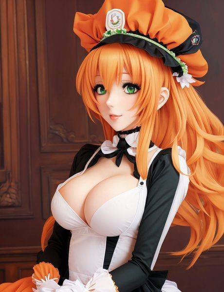 Gorgeous redheaded Hentai babe Shoki shows off her stunning tits - #9