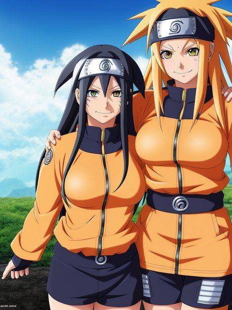 Pretty AI generated Hentai babes show off their stunning big boobs - #1
