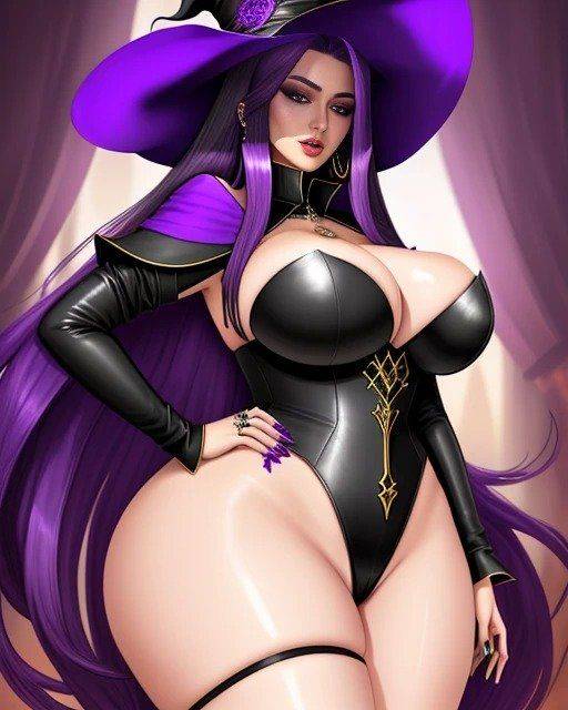 AI ART COLLECTION 81 (slutty witch) - #21