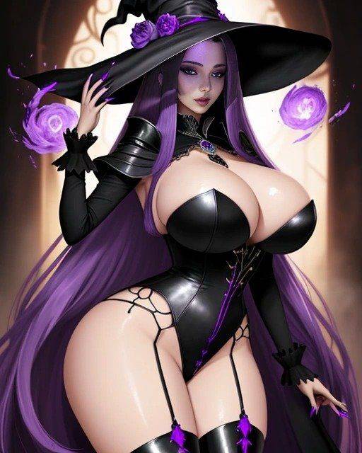 AI ART COLLECTION 81 (slutty witch) - #5