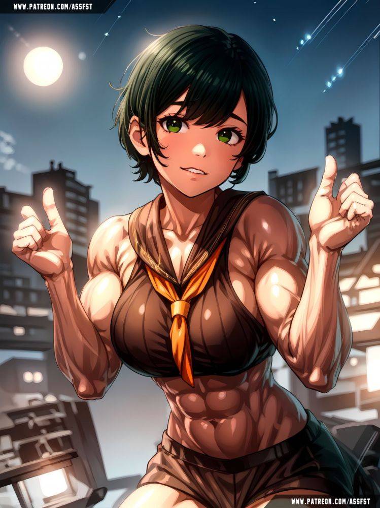 Mogami Muscle Growth AI Animation - #3