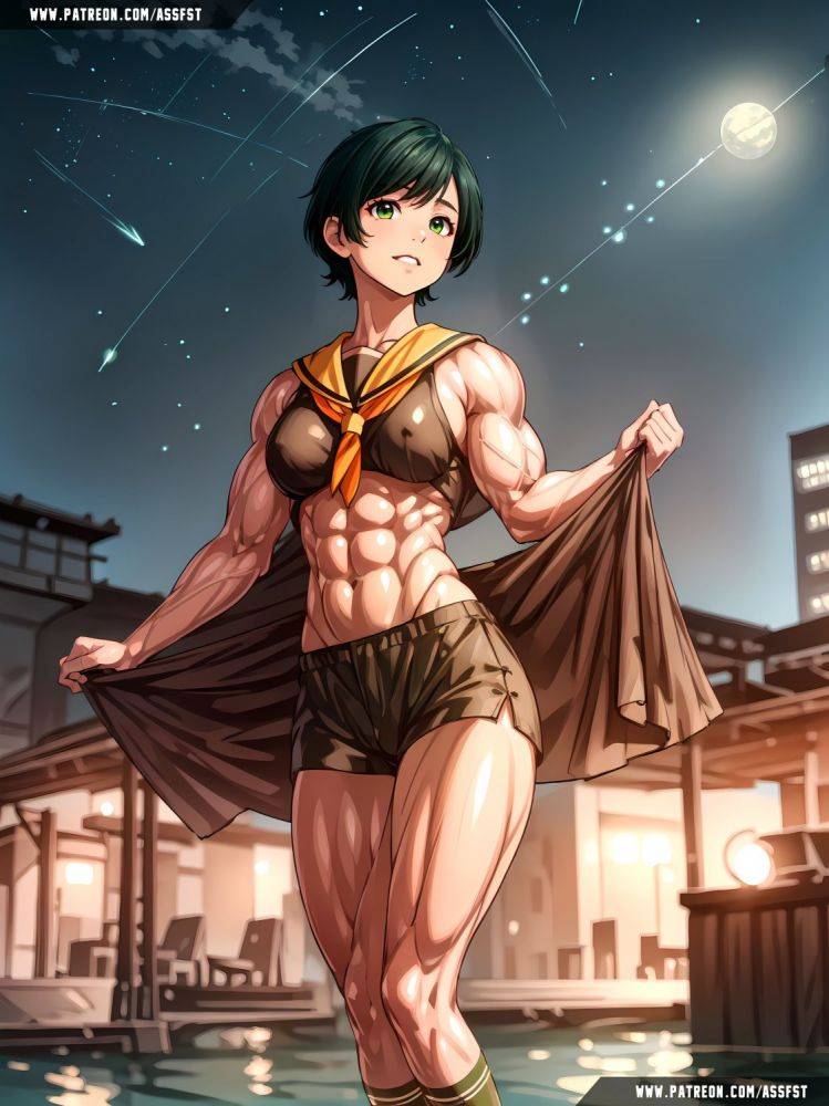 Mogami Muscle Growth AI Animation - #2