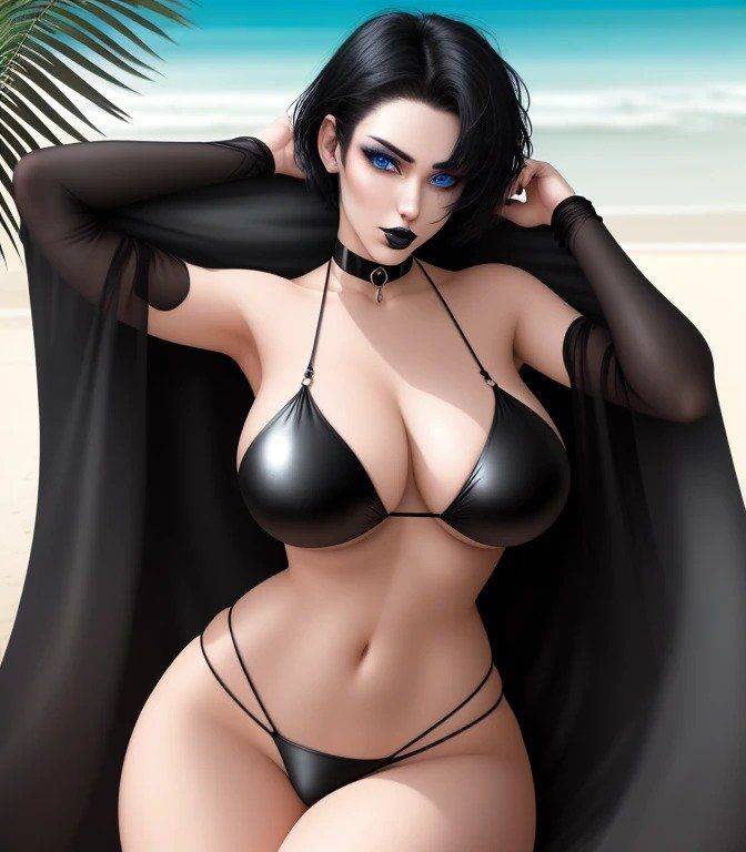 AI ART COLLECTION 74 (GOTH, BEACH) - #25