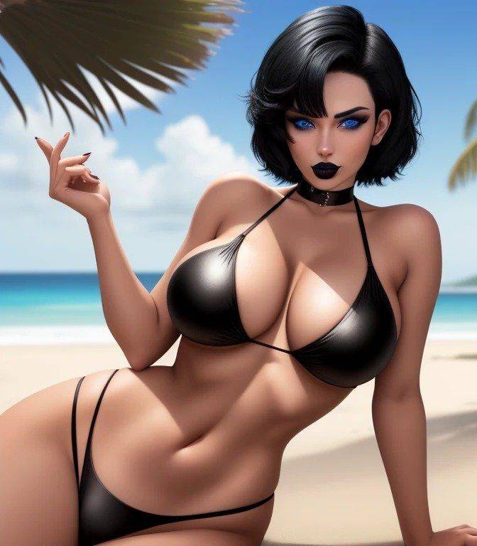 AI ART COLLECTION 74 (GOTH, BEACH) - #28