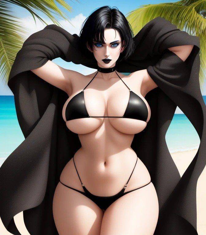 AI ART COLLECTION 74 (GOTH, BEACH) - #29