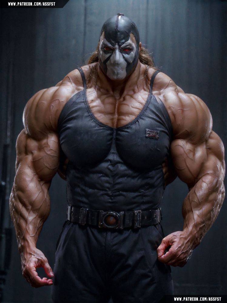 Bane Muscle Growth AI Animation - #6