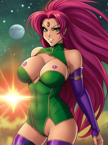 Porn Pics Hentai Starfire - #7