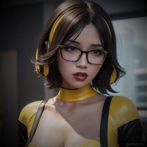 Sexy Glasses Women Collection AI - #4