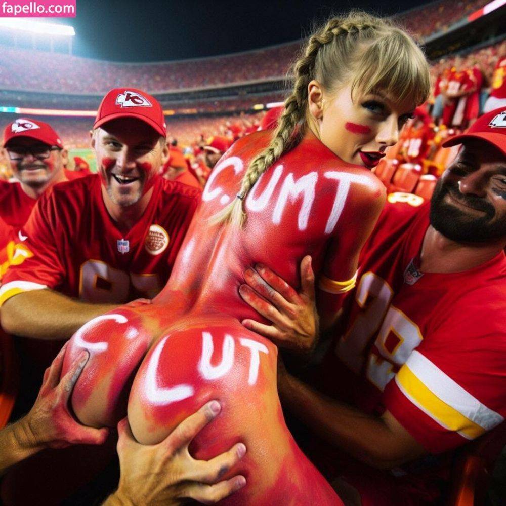 Taylor Swift Ai PT2 Taylor is a good little NFL Slut for the fans! ??? - #24
