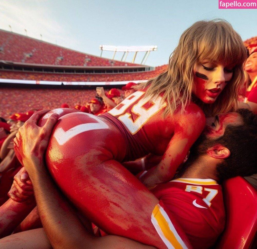 Taylor Swift Ai PT2 Taylor is a good little NFL Slut for the fans! ??? - #2
