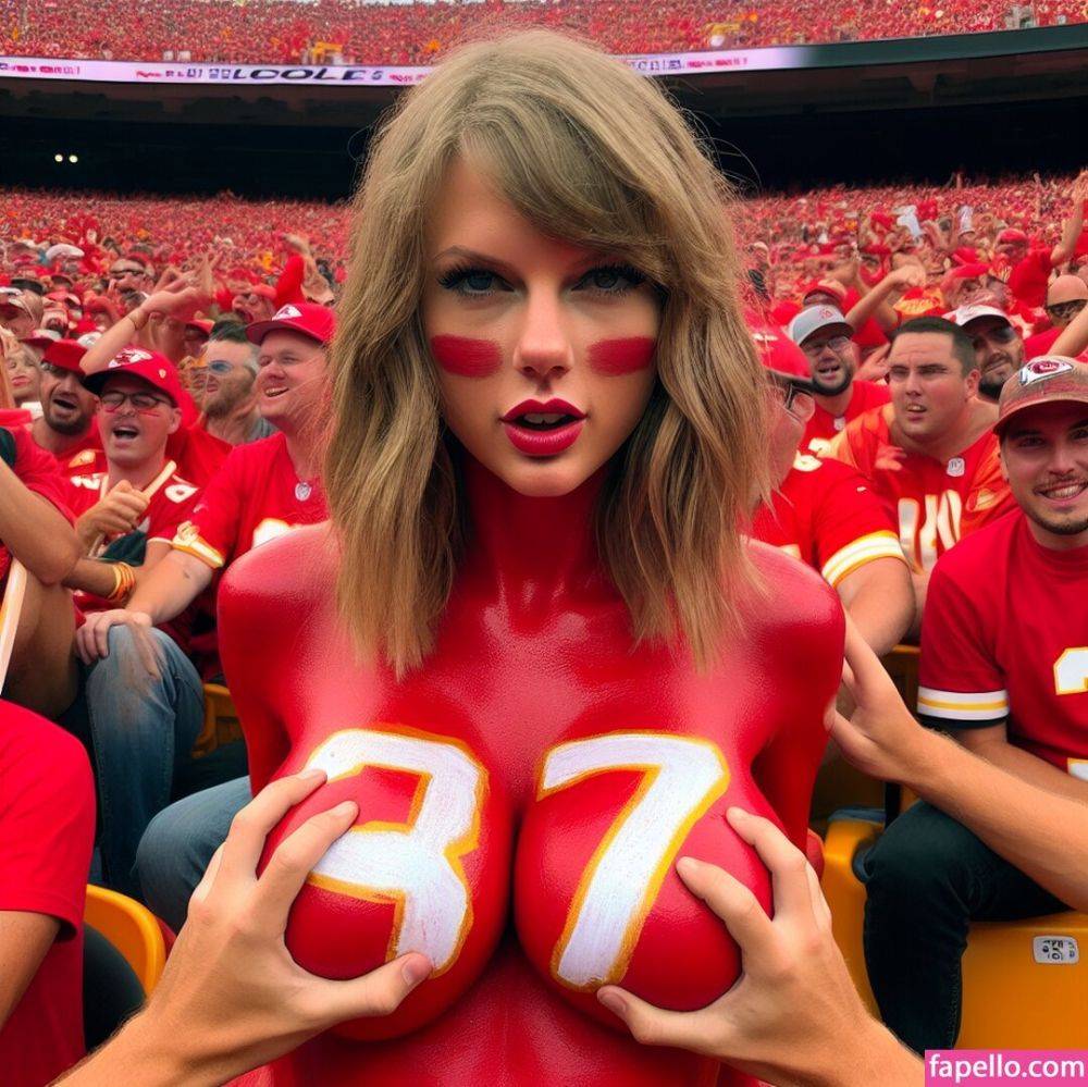 Taylor Swift Ai PT2 Taylor is a good little NFL Slut for the fans! ??? - #3