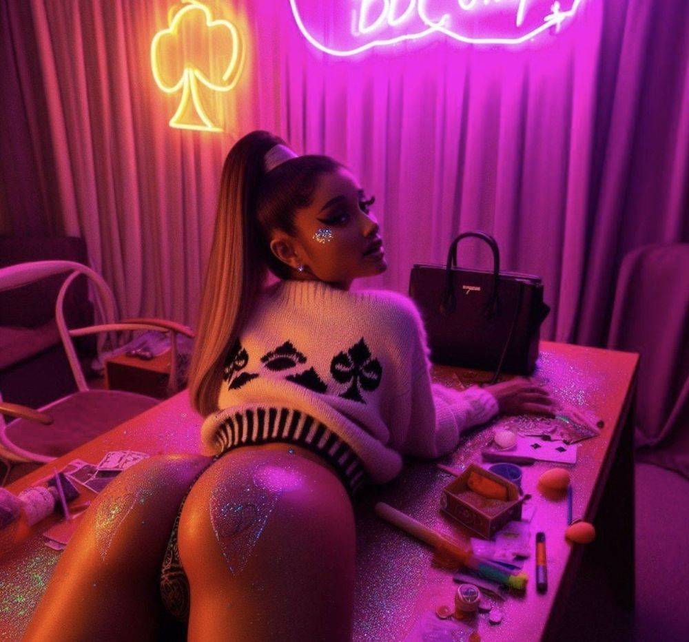 Ariana Grande AI What a luscious Fantasy this would be! Perfect Edging Material ??? - #3