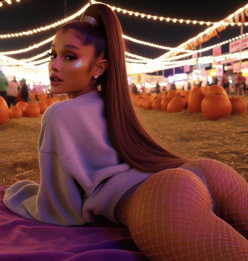 Ariana Grande AI What a luscious Fantasy this would be! Perfect Edging Material ??? - #5