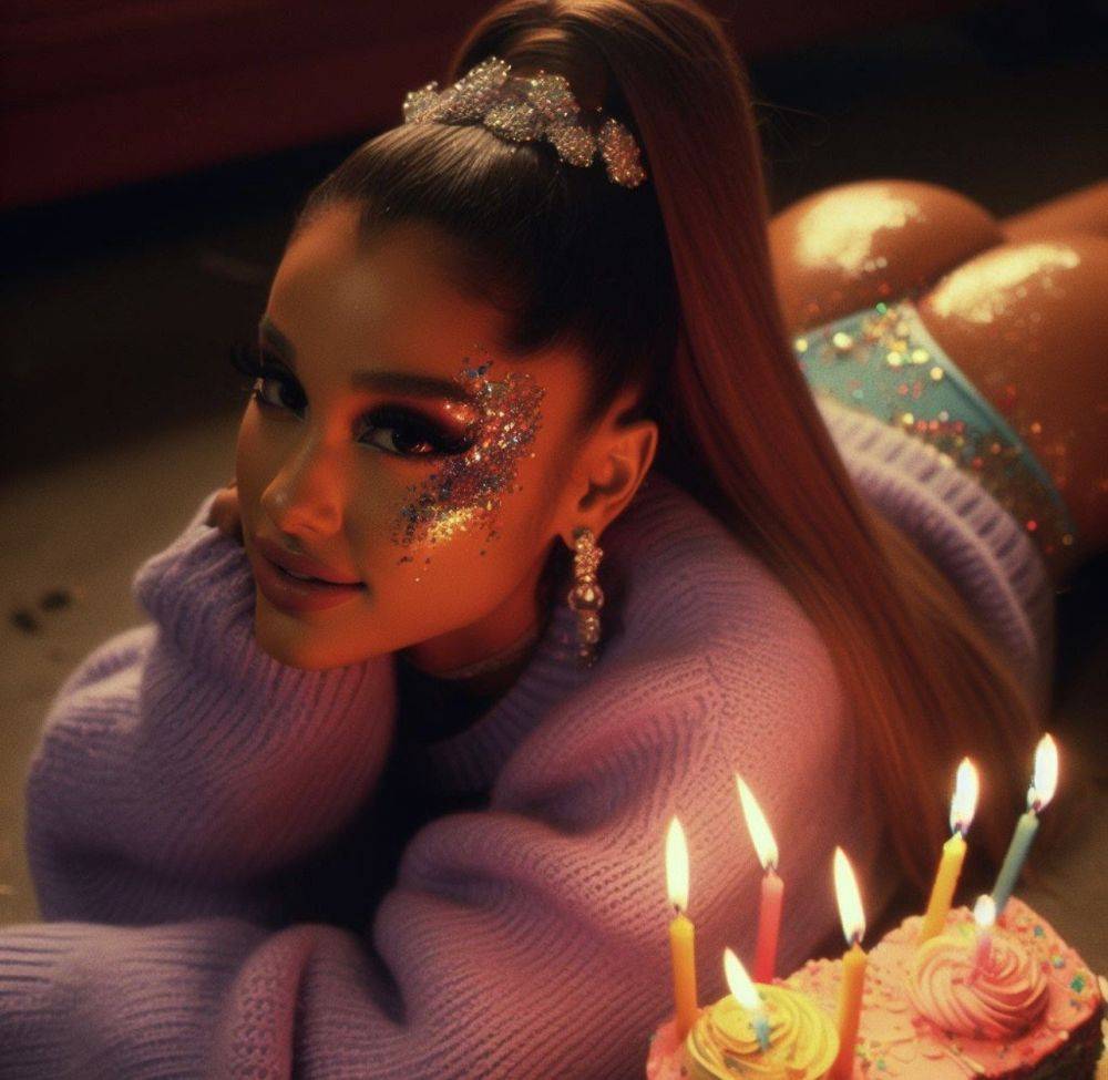 Ariana Grande AI What a luscious Fantasy this would be! Perfect Edging Material ??? - #2