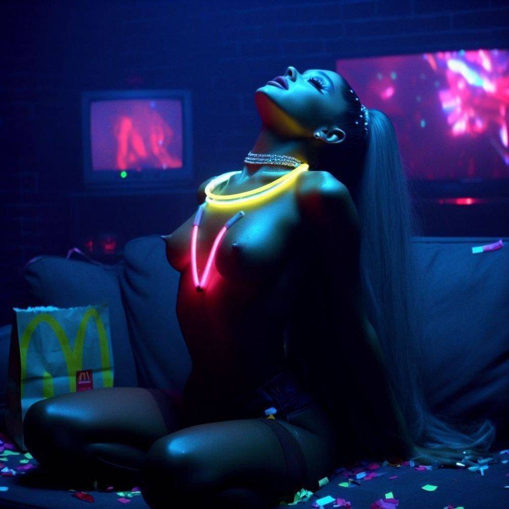 Ariana Grande AI What a luscious Fantasy this would be! Perfect Edging Material ??? - #26