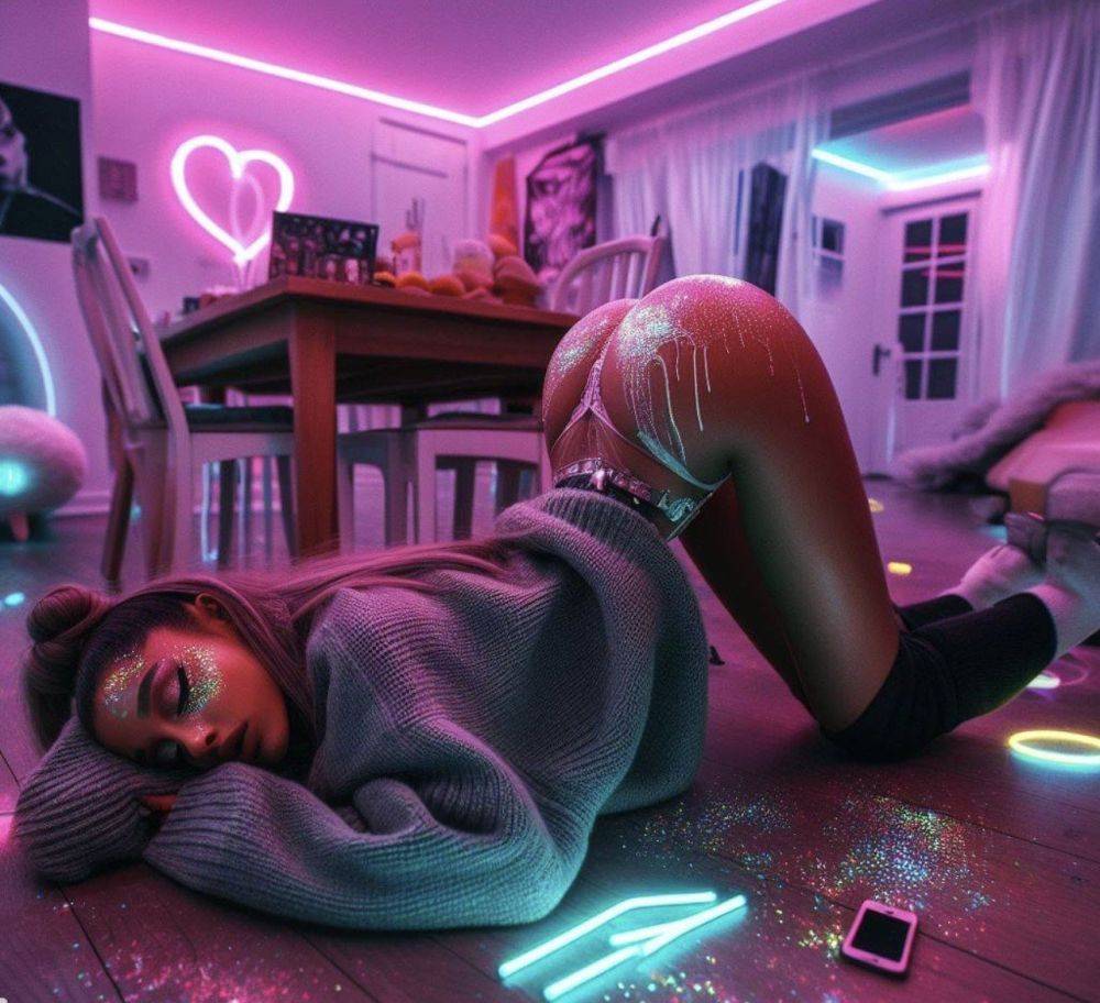 Ariana Grande AI What a luscious Fantasy this would be! Perfect Edging Material ??? - #4