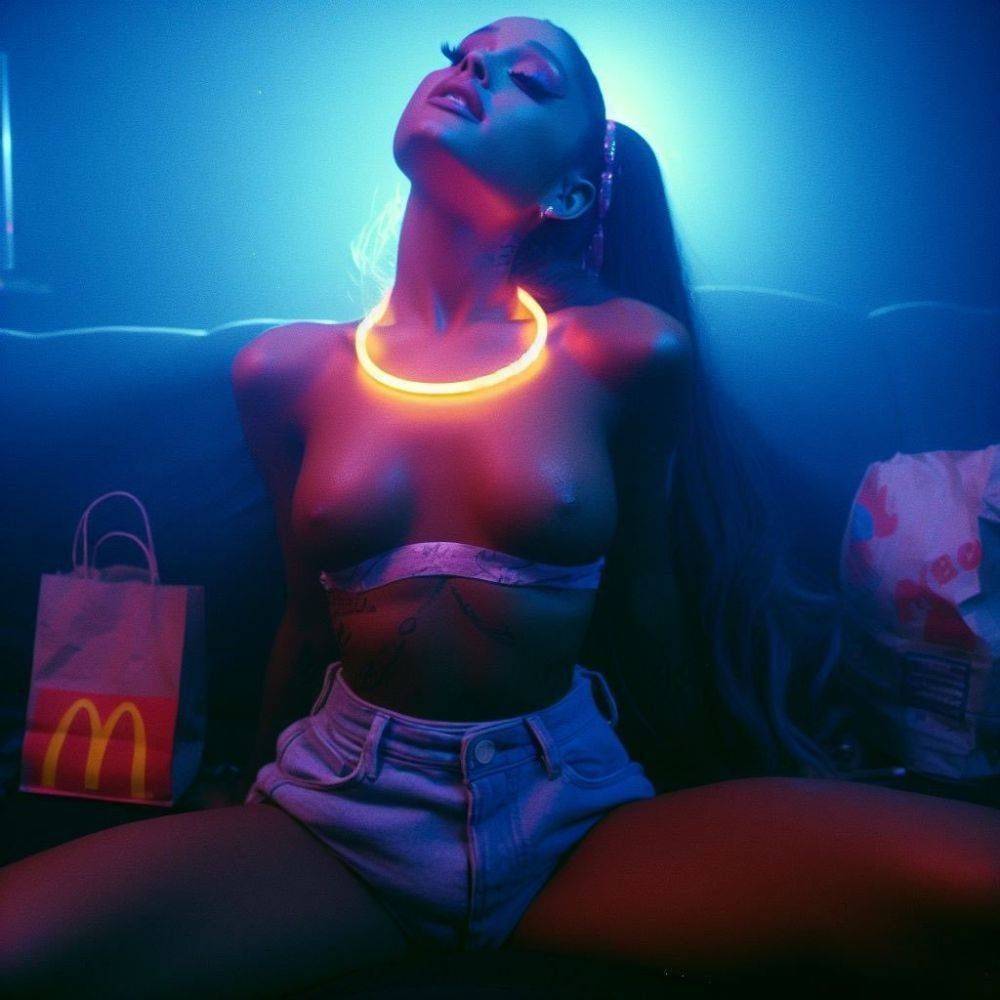 Ariana Grande AI What a luscious Fantasy this would be! Perfect Edging Material ??? - #25