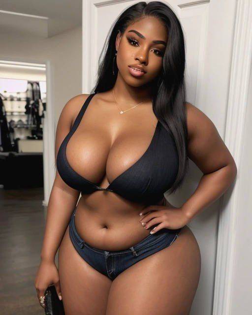 AI Thick black women - #30