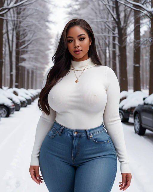 AI Thick black women - #3