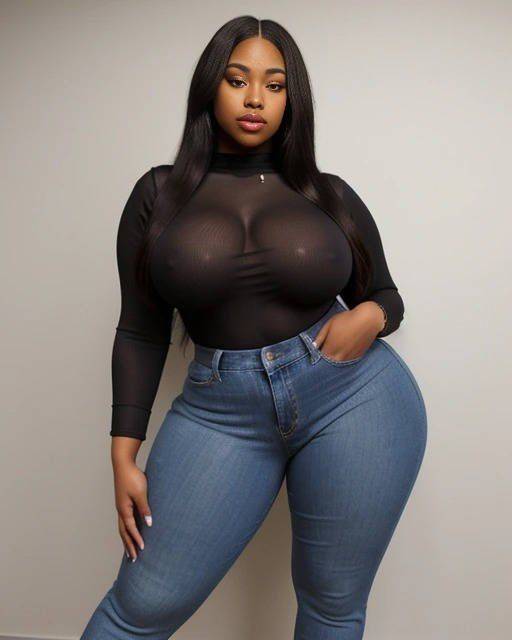 AI Thick black women - #29