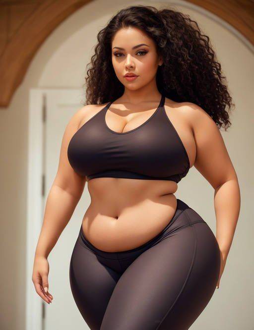 AI Thick black women - #6