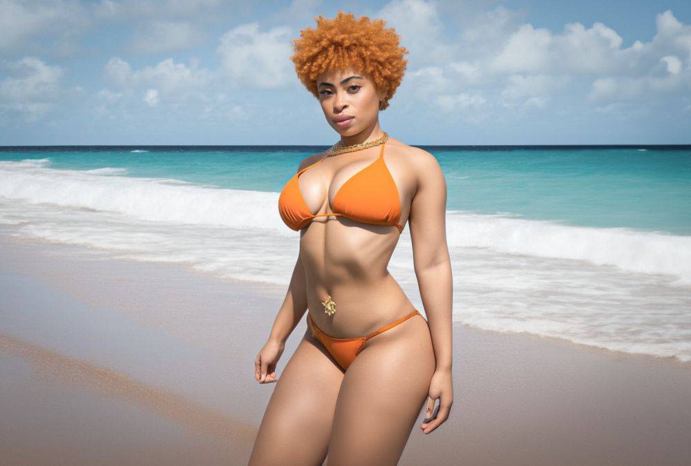 Ai ice spice visits the beach - #10