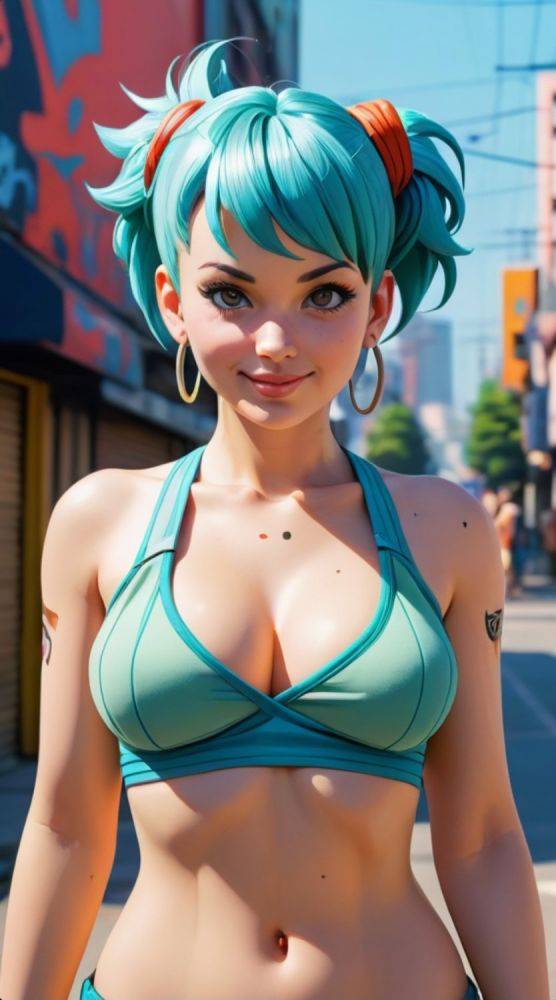 AI generated Nudes of Bulma Dragonball - #15