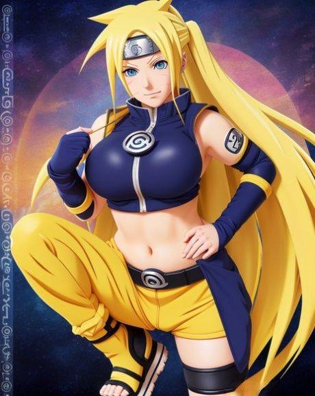 Ai Generated Hentai hero Totsuka shows her boobs while posing in her uniform - #6