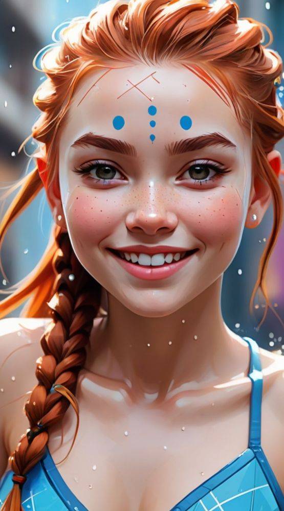 AI generated redhead Aloy Nude Horizon Zero Dawn - #19