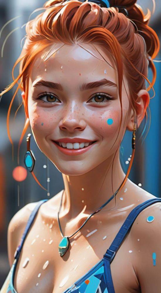 AI generated redhead Aloy Nude Horizon Zero Dawn - #20