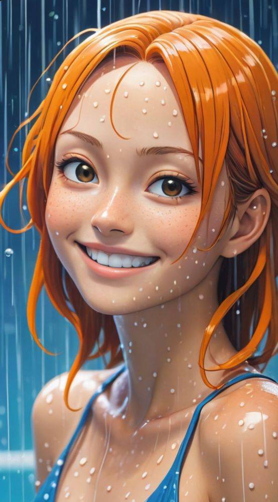 AI generated anime Nami & Misty Nude - #21
