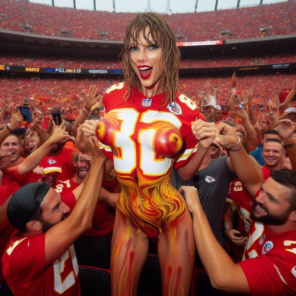 Taylor Swift AI Football Fakes - #6