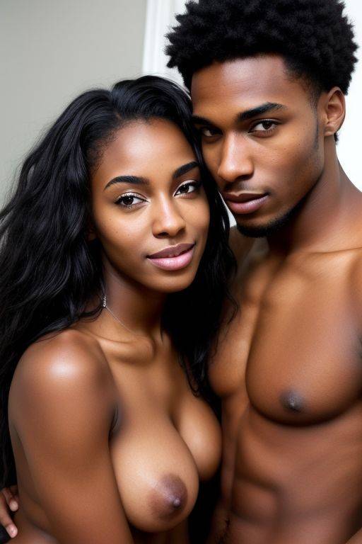 AI generated Hot Ebony Babes Nude Big Tits - #23