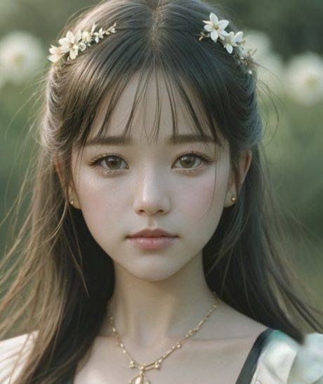 Sexy AI generated Asian babe Xiaomi shows her beautiful teen tits - #1
