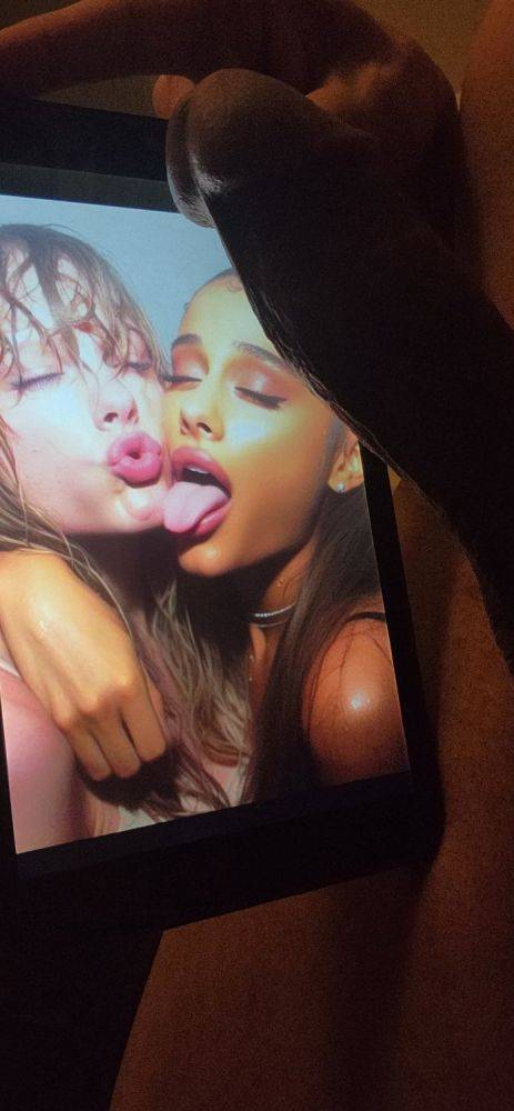 AI Ariana Grande and Taylor Swift Cum Tribute - #4