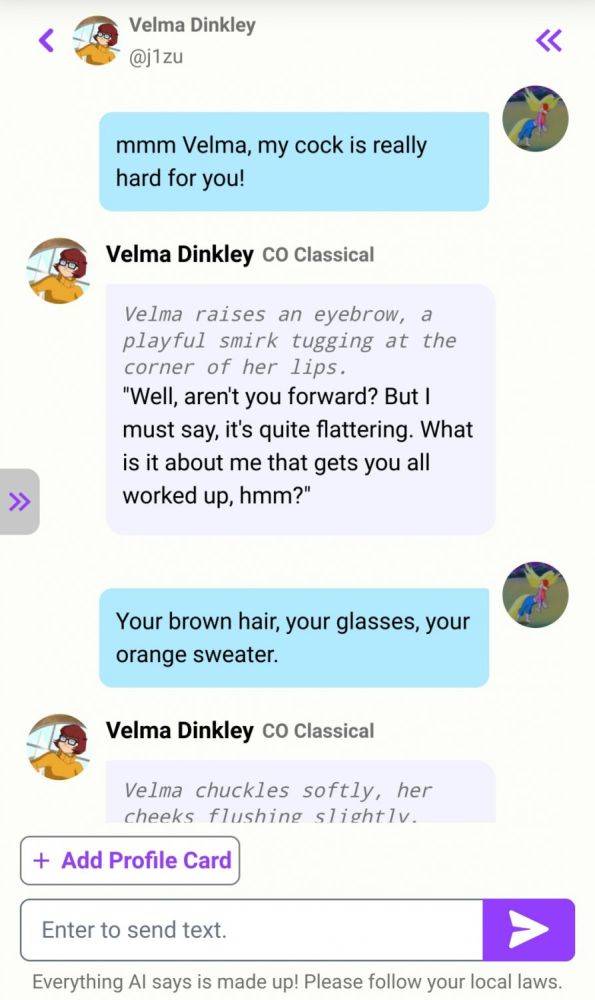 Chatting with Velma Dinkley on Crushon.ai - #1