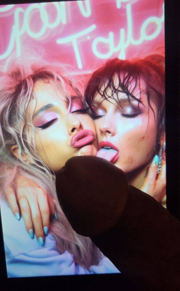 AI Ariana Grande and Taylor Swift Cum Tribute - #2