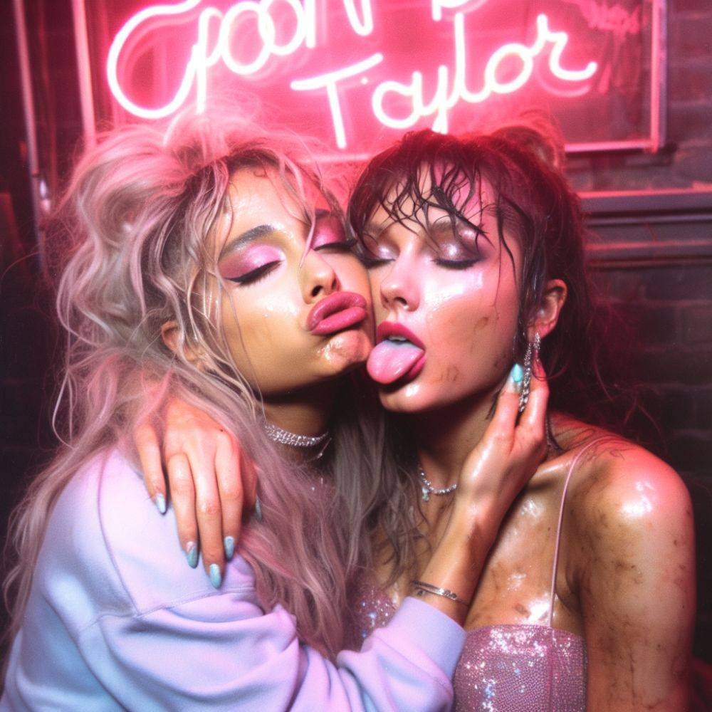 AI Ariana Grande and Taylor Swift Cum Tribute - #1