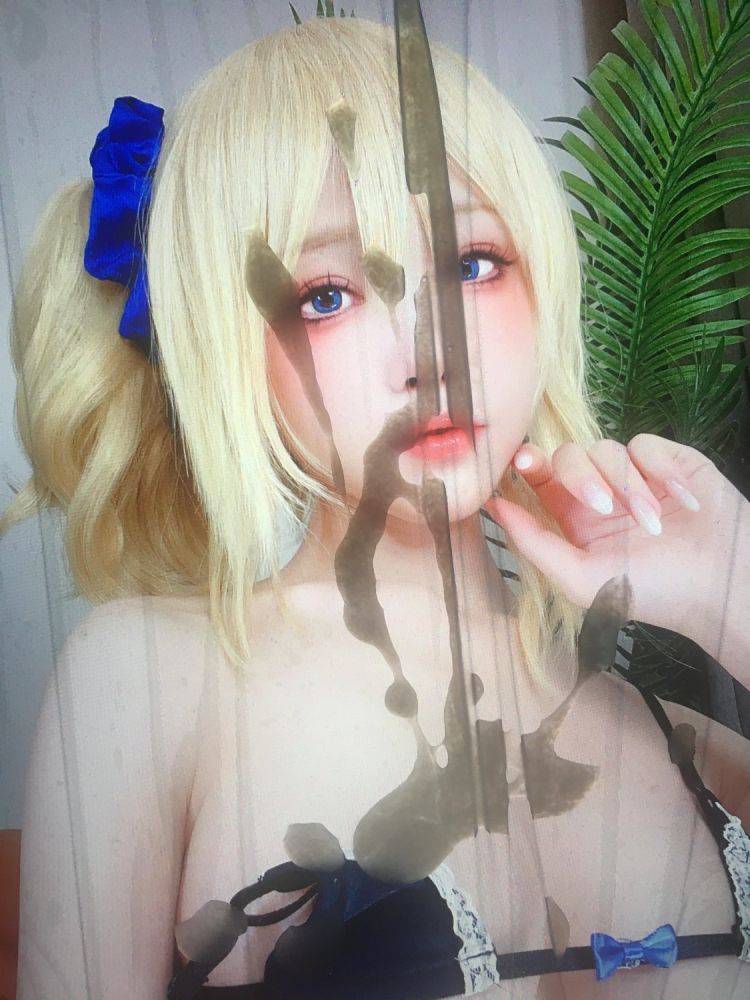 Chinese cosplay Hayasaka ai cumtribute bukkake - #4