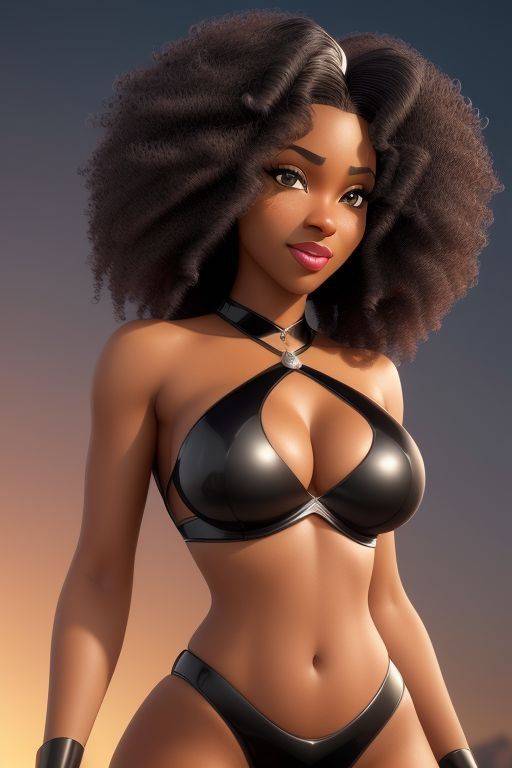 Disney inspired Ebony Ai Girls - #25