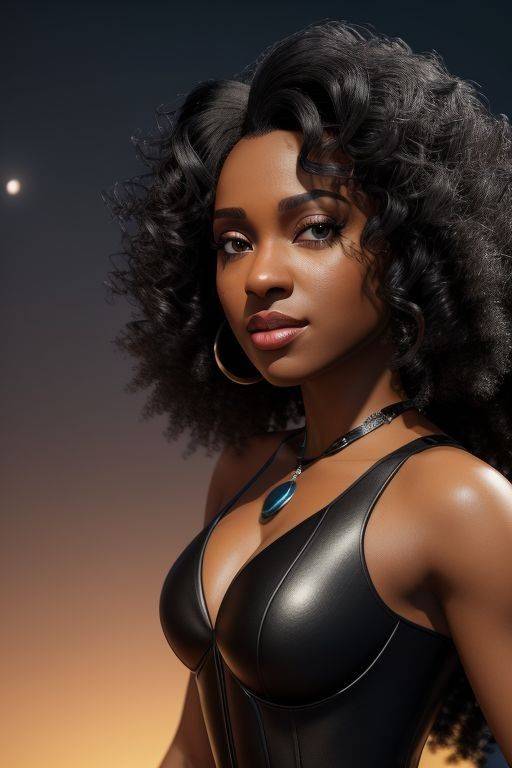 Disney inspired Ebony Ai Girls - #24