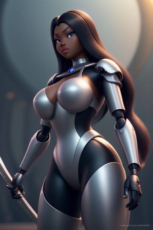 Disney inspired Ebony Ai Girls - #15