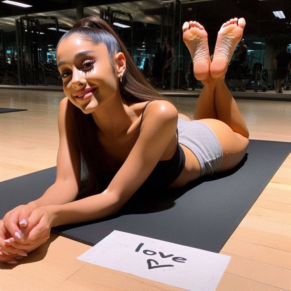 Ariana Grande FEET and legs Part 3 - (AI FAKE not by me) - #9