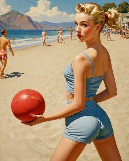 Pinup girls having a beach day! Which is your fav? - #28