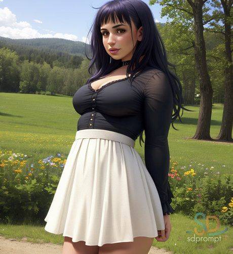 Busty AI generated babe Bobisa flaunts her big tits in a sexy compilation - #13
