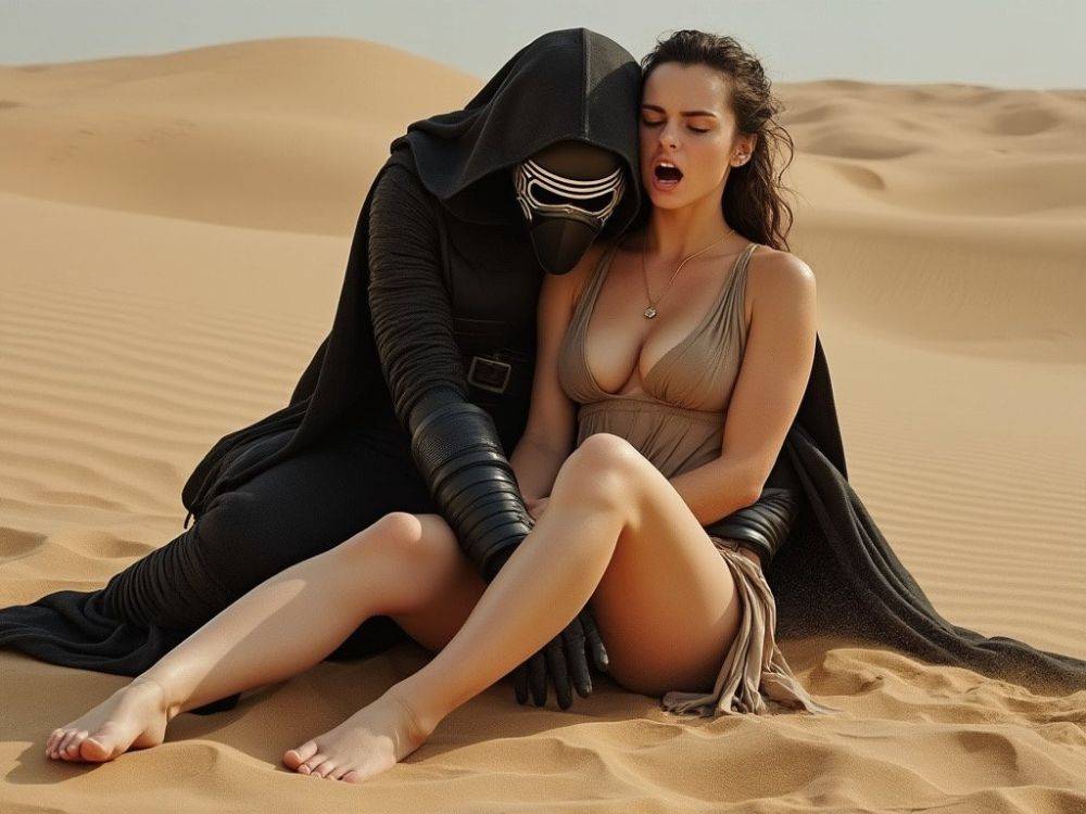 AI Rey Skywalker with Kylo Ren (Daisy Ridley) - #8