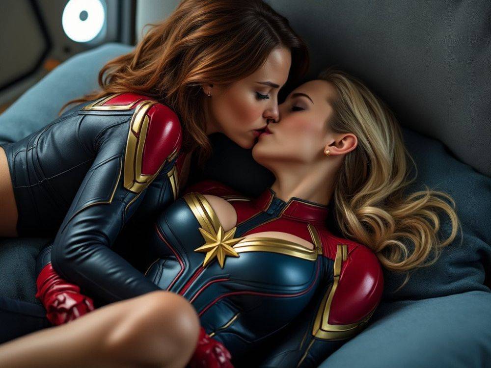 AI Black Widow & Captain Marvel (Scarlett Johansson & Brie Larson) - #9