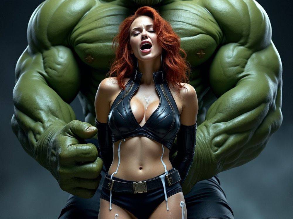 AI Black Widow & Hulk Marvel (Scarlett Johansson) - #1